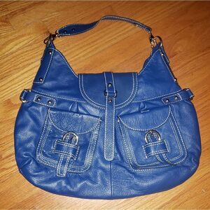 Barr & Barr New York Blue Leather handbag